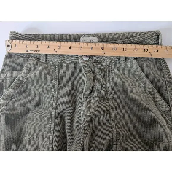 PILCRO The Wanderer Relaxed-Leg Corduroy Pants Women's Size 27 Sahara - Picture 9 of 12